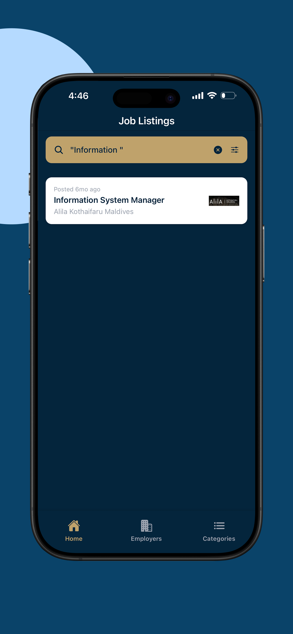 Seek Maldives app screenshot